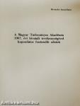A Magyar Tudományos Akadémia 1987. évi hivatali tevékenységével kapcsolatos fontosabb adatok