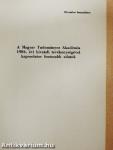 A Magyar Tudományos Akadémia 1984. évi hivatali tevékenységével kapcsolatos fontosabb adatok