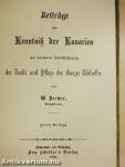 Beiträge zur Kenntniss der Kanarien (gótbetűs)