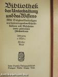 Bibliothek der Unterhaltung und des Wissens 1920/5. (gótbetűs)