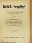 Weltall und Menschheit I. (gótbetűs) (rossz állapotú)