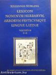 Lexicon Nominum Herbarum, Arborum Fruticumque Linguae Latinae II.