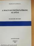 A magyar értékpapírjog alapjai