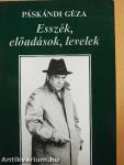 Esszék, előadások, levelek