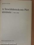 A Szociáldemokrata Párt története