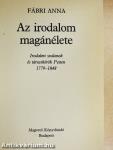 Az irodalom magánélete