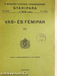 Vas- és fémipar III.