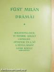 Füst Milán drámái