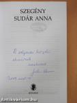 Szegény Sudár Anna (dedikált példány)