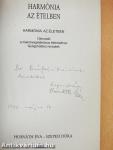 Harmónia az ételben-Harmónia az életben (kétszeresen dedikált példány)