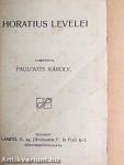 Horatius levelei