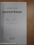 Hagyatékok (aláírt példány)