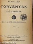 Az 1920. évi törvények gyüjteménye