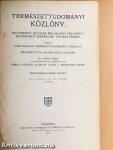 Természettudományi Közlöny 1914. január-december/Pótfüzetek a Természettudományi Közlönyhöz 1914. január-december