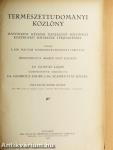 Természettudományi Közlöny 1929. január-december/Pótfüzetek a Természettudományi Közlönyhöz 1929. január-december