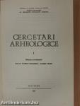 Cercetari Archeologice 1
