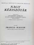 Francia-magyar és magyar-francia nagy kéziszótár I-II.