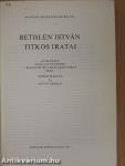 Bethlen István titkos iratai
