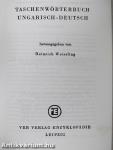 Taschenwörterbuch Ungarisch-Deutsch
