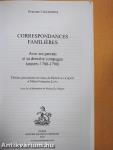 Correspondances Familiéres