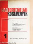 Hadtörténelmi Közlemények 1975/1.