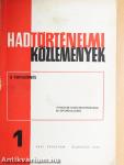 Hadtörténelmi Közlemények 1979/1.