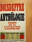 Une anthologie vivante de la littérature d'aujourd'hui I.
