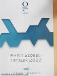 Emelt szóbeli tételek 2022 - Történelem szekció