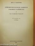 Ethnomusikologische Schriften Faksimile-Nachdrucke I.