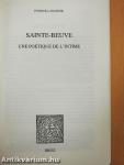 Sainte-Beuve - Une Poétique de l'Intime