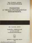 Fejezetek a vállalatgazdaságtan témaköréből II./Tartós tőkejavak a vállalati gazdálkodásban