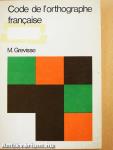 Code de l'orthographe francaise
