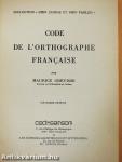 Code de l'orthographe francaise