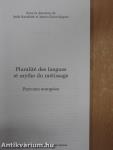 Pluralité des langues et mythe du métissage