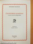 L'art de choisir sa maitresse