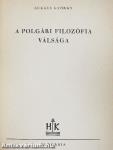 A polgári filozófia válsága