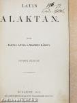 Latin alaktan/Latin gyakorlókönyv