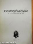 A Magyar Tudományos Akadémia Agrártudományok Osztályának 1997. évi tájékoztatója