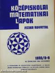 Középiskolai matematikai lapok 1990. november