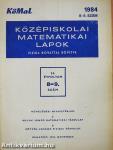 Középiskolai matematikai lapok 1984/8-9.