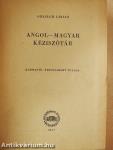 Angol-magyar kéziszótár