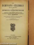 Les écrivains célébres de la France 
