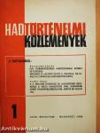Hadtörténelmi Közlemények 1988/1-4.