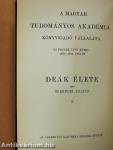 Deák élete I-III.