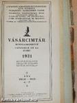 Vásárcimtár 1931.