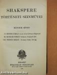 Shakspere történeti szinművei II. (töredék)