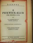 A Pickwick-Klub I-IV.