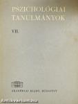 Pszichológiai tanulmányok VII.