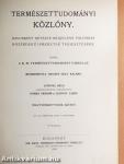 Természettudományi Közlöny 1910. január-december/Pótfüzetek a Természettudományi Közlönyhöz 1910-1911. (nem teljes évfolyam)