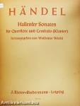 Zwei Sonaten/Drei Hallenser Sonaten/Sonaten für Violine mit Beziffertem Bass/Sonaten für Violine und Pianoforte